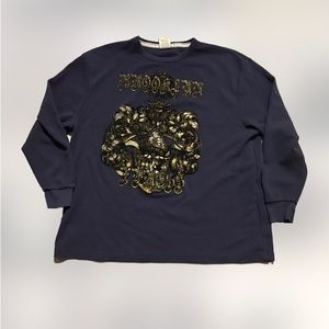 Vintage longsleeve Brooklyn express thermal mens 4 XL